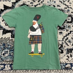 ⛔️SOLD⛔️ Mini Boden Youth Green Tee sz 9-10Y